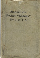 Pocket Kodaks N° 1 et 1A (Kodak)(MAN0010)