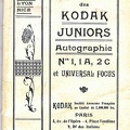Kodak Juniors Autographic N° 1, 1A, 2C et Universal Focus<br />(MAN0012)