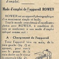 Notice : Rower (FAP)(MAN0071)