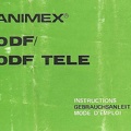 Notice : 110DF, 110DF Télé (Hanimex)(MAN0112)