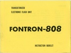 Notice : flash 808 (Fontron)(MAN0187)