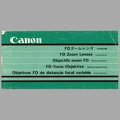 Objectifs Zoom FD (Canon) - 1981<br />(MAN0191)