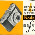 Notice : Retinette f 3,5 (Kodak)<br />(MAN0234)