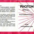 Notice : Photon, Model W272<br />(MAN0235)