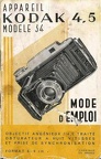 Notice : Kodak 4,5 modèle 34 (Kodak)(MAN0294)