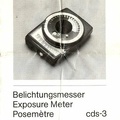 Posemètre CdS-3<br />(MAN0299)