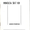 SR-T 101 (Minolta)<br />(MAN0357)
