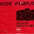 Notice : Leica R3 (Leitz)<br />(MAN0368)