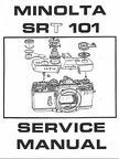 SRT 101 service manual (Minolta)(MAN0376)