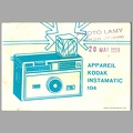 Instamatic 104 (Kodak) - 1965(MAN0390)