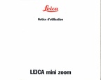 Notice : Mini Zoom (Leitz)(MAN0422)