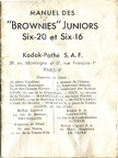 Notice : Brownies Juniors Six-20 et Six-16 (Kodak)(MAN0466)