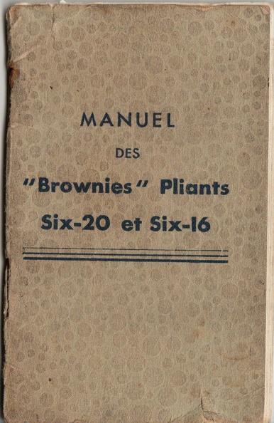 Brownies Pliants Six-20 et Six-16 (Kodak)(MAN0477)