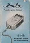 Notice : Posemètre MinoSix (Minox)(MAN0478)