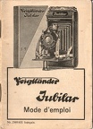 Notice : Jubilar 1:9 (Voigtländer) - 1931(MAN0481)