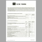 Filtres (Toshiba)(MAN0567)