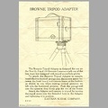 Brownie tripod Adapter (Kodak)<br />(MAN0593)