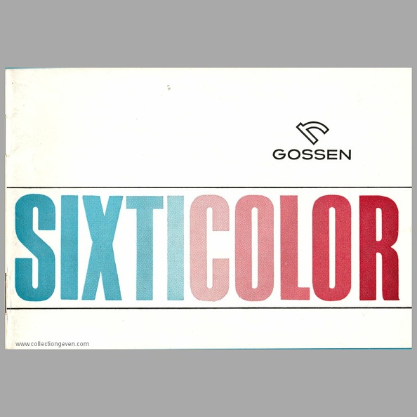 Thermocolorimètre Sixticolor (Gossen) - 1954(MAN0610)