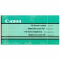 Objectifs zoom FD (Canon) - 1981<br />(MAN0623)