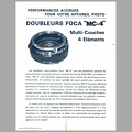 Doubleur de focale MC4 (Foca)<br />(MAN0624)