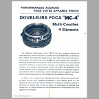 Doubleur de focale MC4 (Foca)(MAN0624)