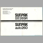Notice : Flash auto 26SR / 260 (Sunpak)(MAN0626 01)