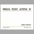 Pocket Autopak 50 (Minolta)<br />(MAN0642)
