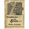 Notice : Bessa 6,3 (Voigtländer) - 1932<br />(MAN0651)