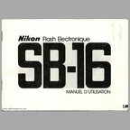 Flash SB-16 (Nikon)(fr)(MAN0691)