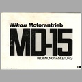 Moteur MD-15 (Nikon)<br />(de)<br />(MAN0692)