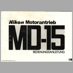 Moteur MD-15 (Nikon)(de)(MAN0692)