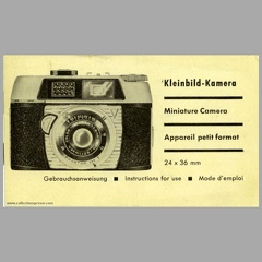 Kleinbild-Kamera 24 x 36 (Franka-Werke) - c. 1962(MAN0716)
