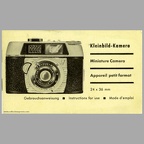 Kleinbild-Kamera 24 x 36 (Franka-Werke) - c. 1962(MAN0716)