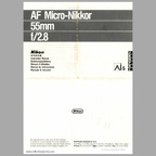 AF Micro-Nikkor 2,8 / 55 (Nikon)(MAN0728)