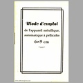 Appareil métallique (Balda) - 1936<br />(MAN0740)