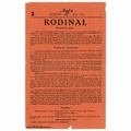 Notice : Rodinal (Agfa)<br />(MAN0757)