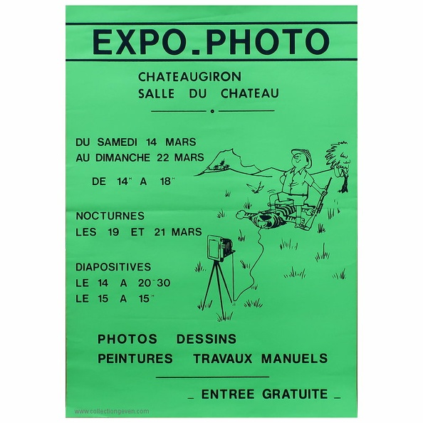 Expo Photo, Châteaugiron - 1981(verte)(NOT0015)