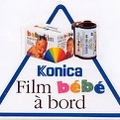 Konica, « Film bébé à bord »<br />(NOT0048)