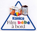 Konica, « Film bébé à bord »(NOT0048)