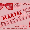 Buvard : L. Martel, Optique, Photo(NOT0097a)