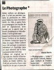 Article, BD Le Photographe - 2003(NOT0133)