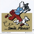 Autocollant : Tintin, Smile, Please!<br />(NOT0166)