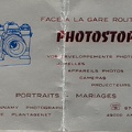 Carte de visite : Photostop, Angers<br />(NOT0172)