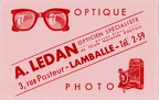 Buvard : A. Ledan, Optique, Photo(NOT0200)