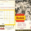 Pochette : Kodak<br />(Photo-Ciné, Toulon)<br />(NOT0213)