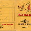 Pochette : Kodak(A. Kern, Genève)(NOT0223)