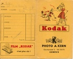 Pochette : Kodak(A. Kern, Genève)(NOT0223)