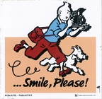 Autocollant : Tintin, Smile, Please!(NOT0235)