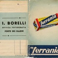 Pochette : Ferrania<br />(I. Borelli, Italie, 70 x 110)<br />(NOT0246)
