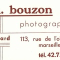 Buvard : M. Bouzon, photographe(NOT0247)